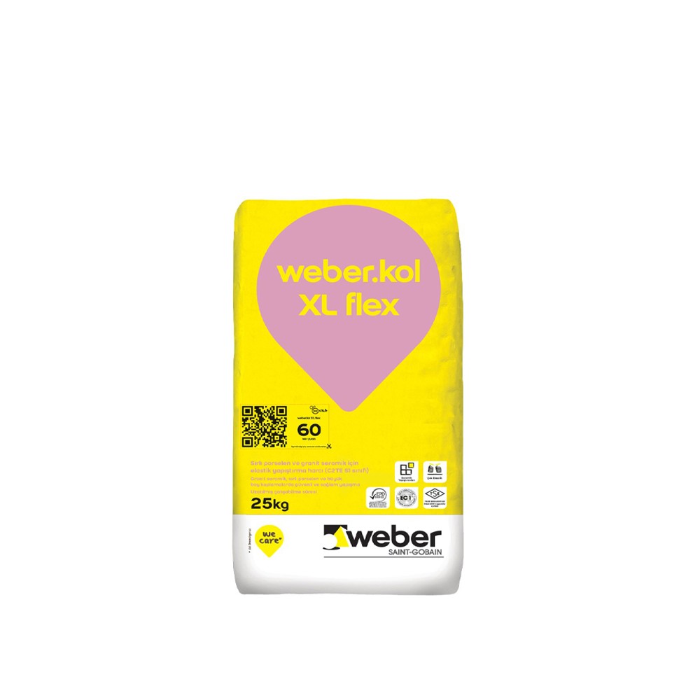 Weber.kol XL Flex 25კგ — წებოცემენტი